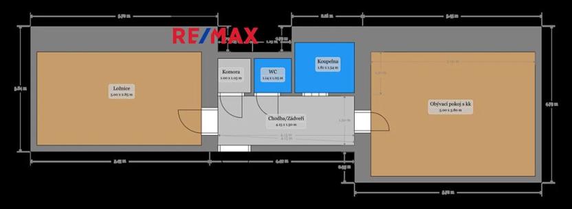 Prodej bytu 2+kk, Praha - Záběhlice, Záběhlická, 44 m2
