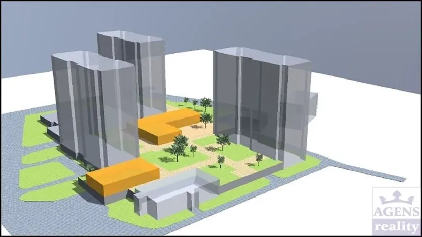 Prodej komerčního pozemku, Praha - Žižkov, Květinková, 3953 m2