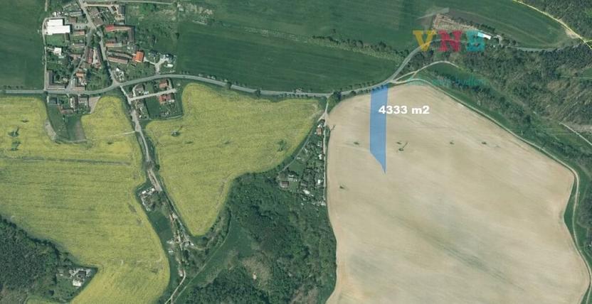 Prodej pole, Zruč-Senec, 4333 m2