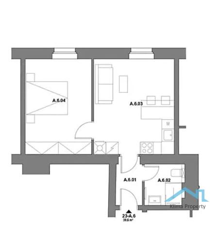 Pronájem bytu 2+kk, Praha - Žižkov, Tachovské náměstí, 44 m2