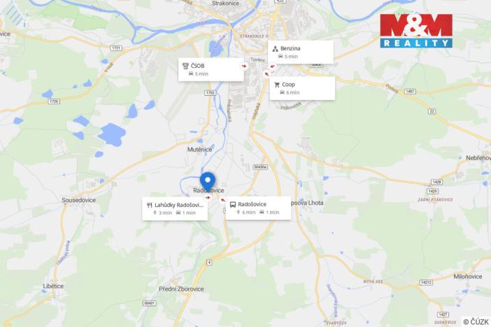 Pronájem bytu 1+kk, Radošovice, 18 m2