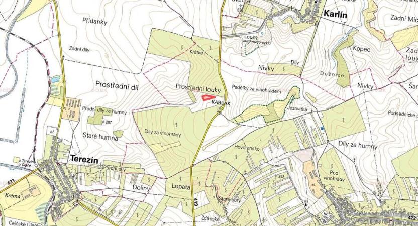 Prodej pole, Hovorany, 3948 m2