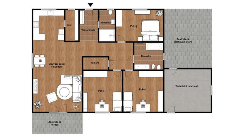 Prodej rodinného domu, Mukařov, Heřmánková, 147 m2