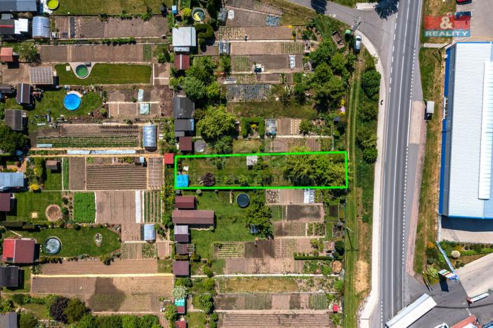 Prodej zahrady, Terezín, 489 m2