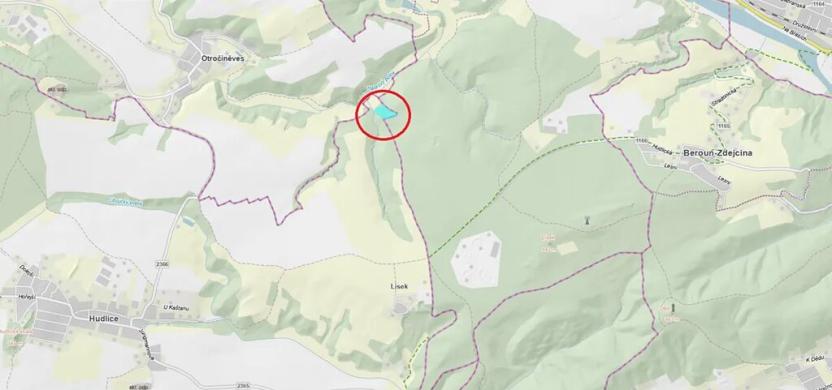 Prodej podílu lesa, Hudlice, 5790 m2