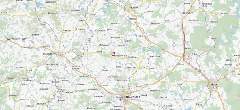 Prodej lesa, Třebohostice, 3104 m2