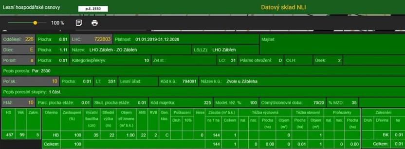 Prodej lesa, Zvole, 1730 m2