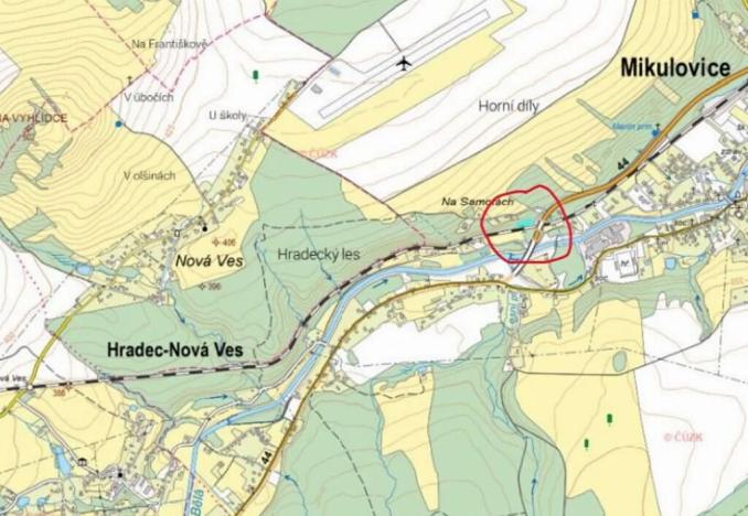 Prodej lesa, Mikulovice, 1838 m2