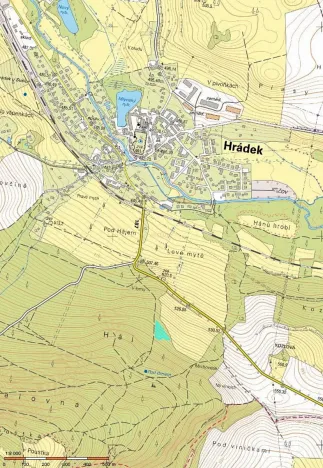 Prodej podílu pozemku, Hrádek, 1884 m2