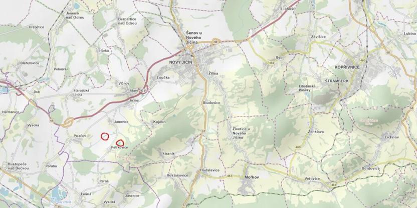 Prodej lesa, Starý Jičín, 12582 m2