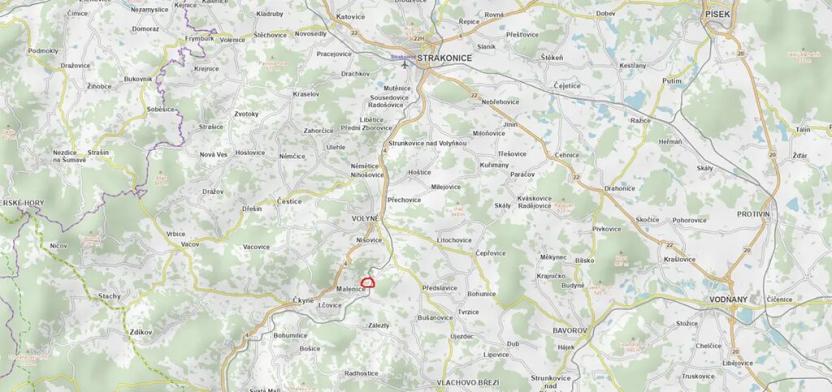 Prodej podílu lesa, Malenice, 3819 m2