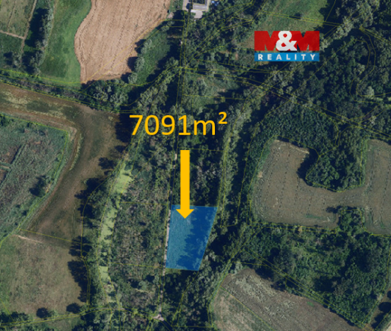 Prodej louky, Hrabětice, 7091 m2