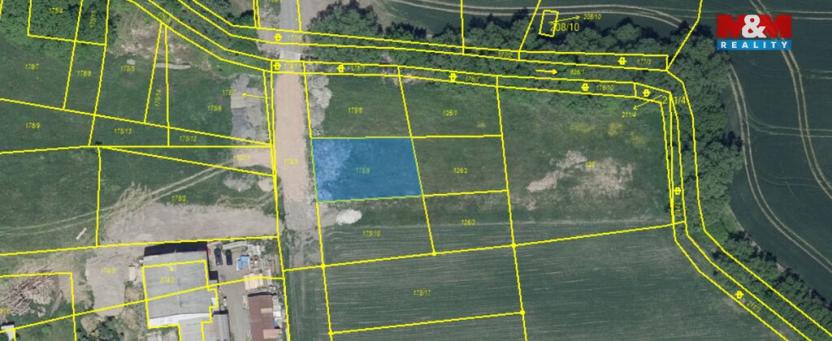 Prodej pozemku pro bydlení, Cítoliby, 995 m2