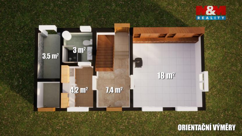 Prodej rodinného domu, Ústí nad Labem - Vaňov, Vaňovská, 75 m2