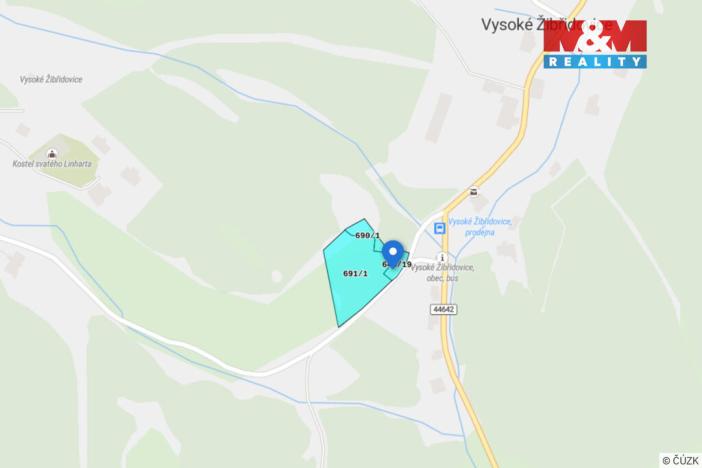 Prodej pozemku pro bydlení, Hanušovice - Vysoké Žibřidovice, 5203 m2