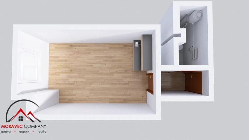 Pronájem bytu 1+kk, Ostrava, Palackého, 26 m2