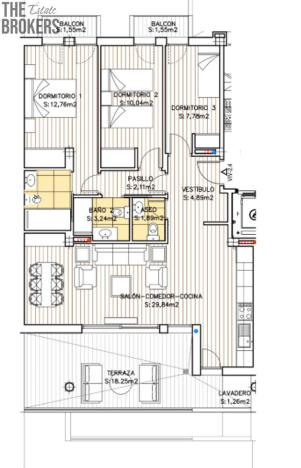 Prodej bytu 4+kk, Almería, Španělsko, 77 m2