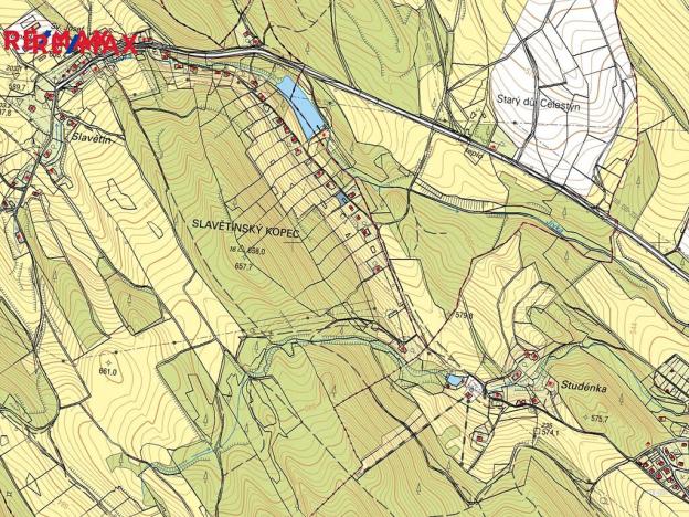Prodej pozemku pro bydlení, Radvanice, 902 m2