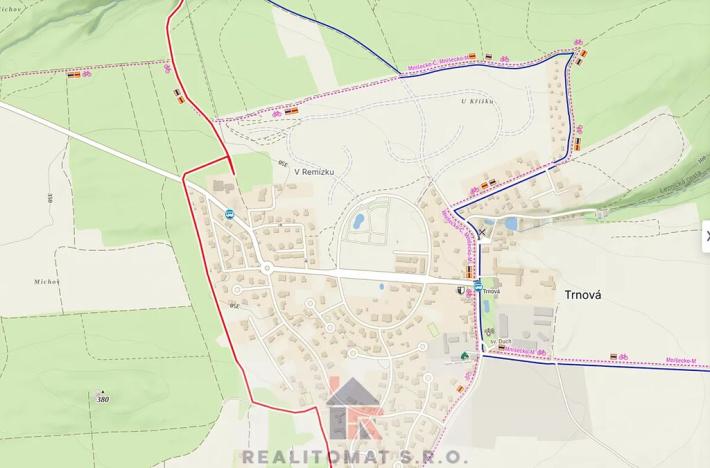 Prodej pozemku pro bydlení, Trnová, 1192 m2