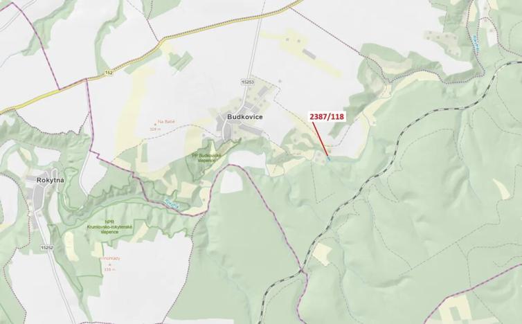 Dražba pozemku, Ivančice, 411 m2