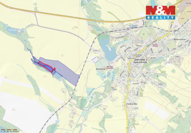 Prodej rybníku, Jablonné v Podještědí - Česká Ves, 13760 m2