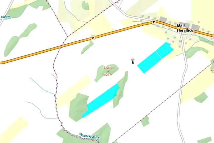 Prodej pole, Velké Heraltice, 141887 m2