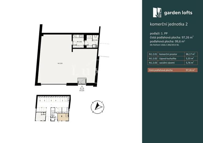 Prodej obchodního prostoru, Praha, Pechlátova, 100 m2