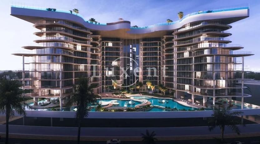 Prodej bytu 2+kk, Hampton by Hilton Marjan Island, Spojené arabské emiráty, 89 m2