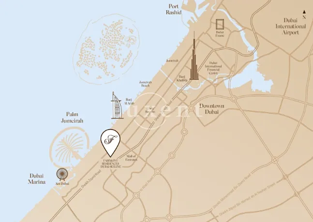 Prodej bytu 3+kk, Sheikh Zayed Road, Spojené arabské emiráty, 136 m2