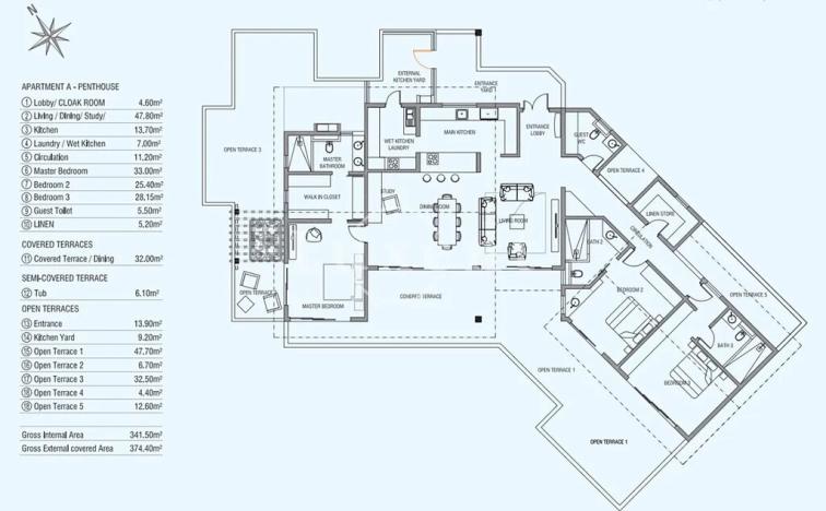 Prodej bytu 4+kk, Petite Case Noyale, Mauricius, 342 m2