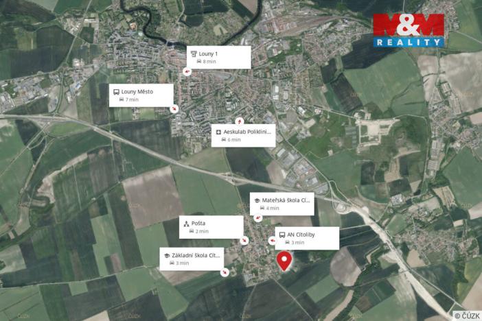 Prodej pozemku pro bydlení, Cítoliby, 1008 m2