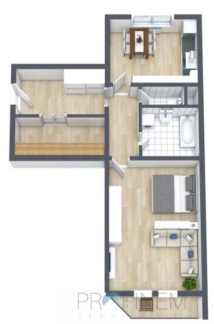 Pronájem bytu 1+1, Česká Třebová, Moravská, 67 m2