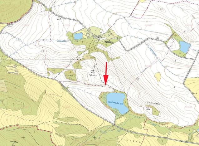 Prodej louky, Mašťov, 2603 m2