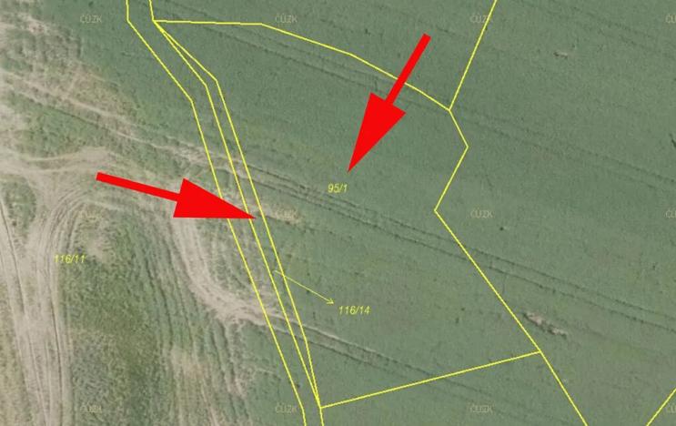 Prodej pole, Maňovice, 2533 m2