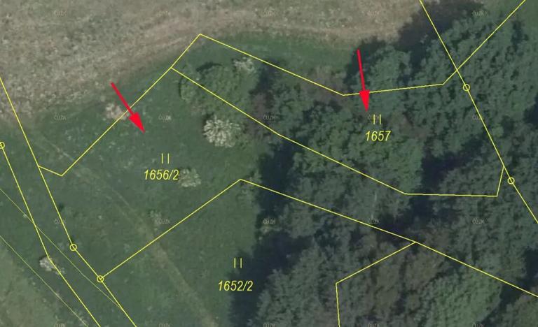 Prodej louky, Dubnice, 1805 m2