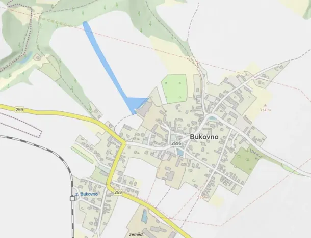Prodej pole, Bukovno, 279657 m2