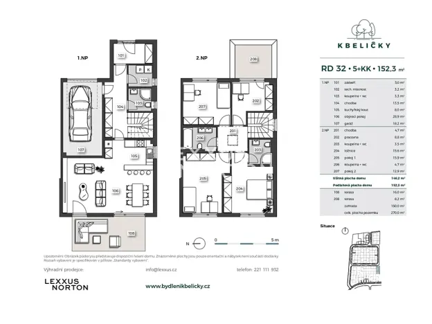 Prodej rodinného domu, Praha - Kbely, Hůlkova, 152 m2