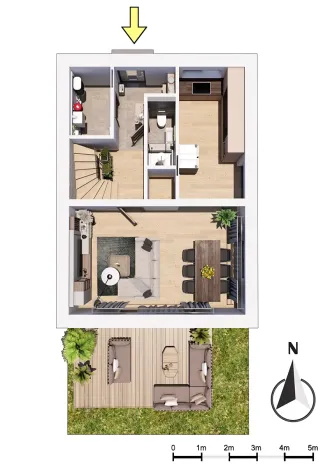 Prodej rodinného domu, Větrušice, Mezi Cestami, 105 m2