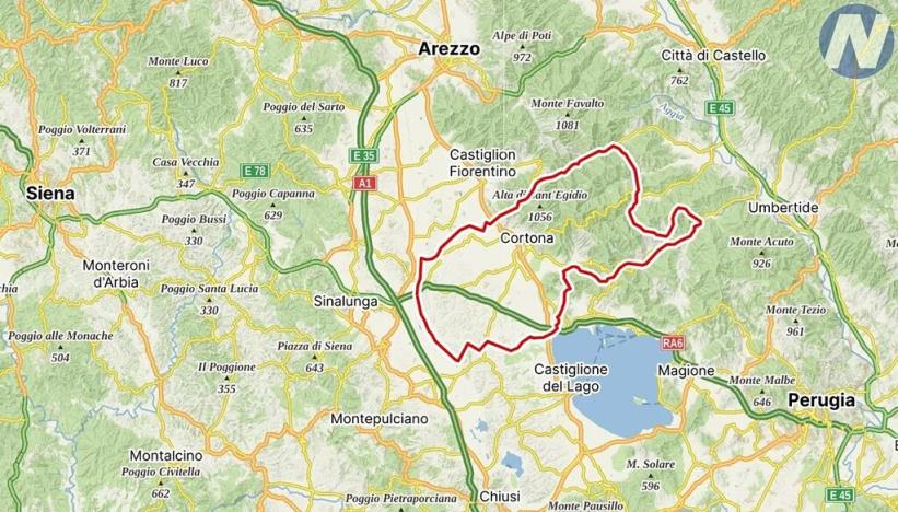 Prodej bytu 3+kk, Cortona, Itálie, 130 m2