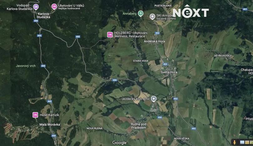 Prodej pozemku pro bydlení, Rudná pod Pradědem, 1220 m2