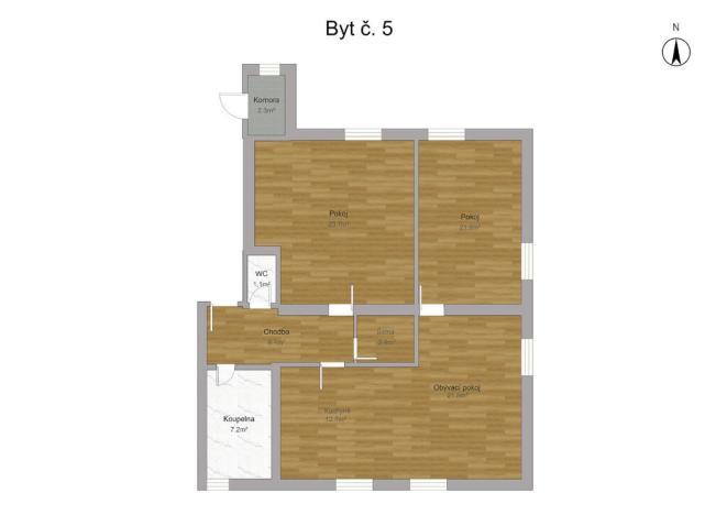 Prodej bytu 3+kk, Ostrava - Slezská Ostrava, Na Bunčáku, 97 m2