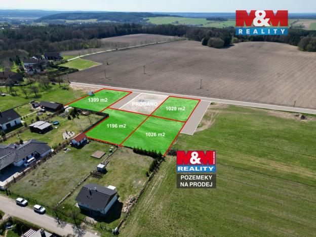 Prodej pozemku pro bydlení, Hřibiny-Ledská - Hřibiny, 1399 m2