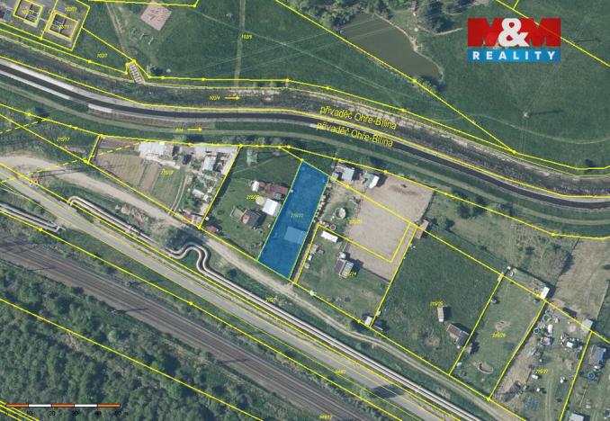 Prodej zahrady, Málkov - Zelená, 706 m2