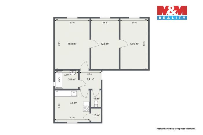 Prodej bytu 3+1, Libavské Údolí, 73 m2