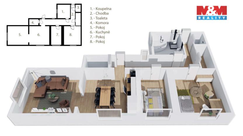 Prodej chalupy, Šubířov - Chobyně, 90 m2