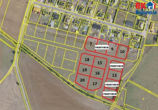 Prodej pozemku pro bydlení, Rožďalovice, Polní, 900 m2