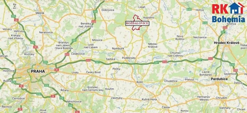 Prodej pozemku pro bydlení, Rožďalovice, Polní, 927 m2