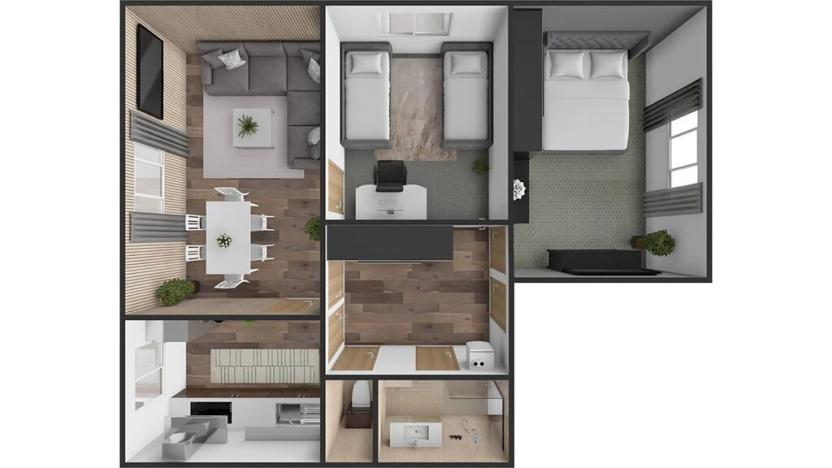 Prodej bytu 3+1, Hostouň, 95 m2