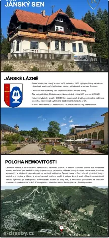 Dražba vily, Janské Lázně, Horní promenáda, 435 m2