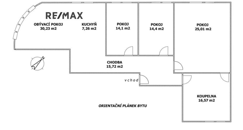 Prodej bytu 4+kk, Kladno, Poštovní náměstí, 123 m2